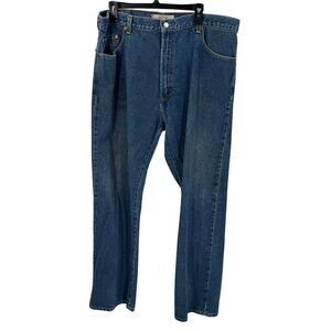 Levis 517 Mens Boot Cut Jeans Size 40x34 Blue Denim Straight Leg Classic Fit